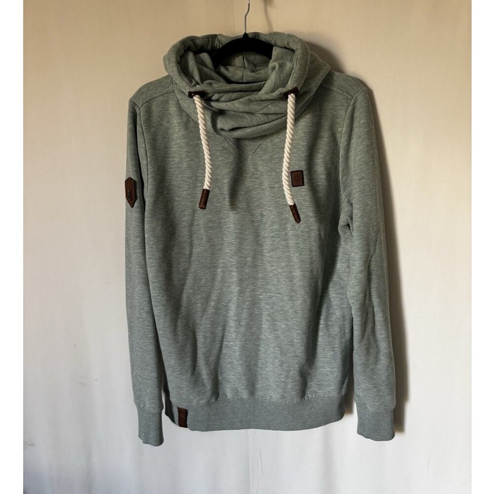 Naketano Hoodie Sweatshirt Medium Sage Green Mens